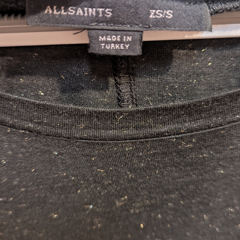 All Saints Pura Shimmer Tee ~ NWOT - Picture 13 of 13